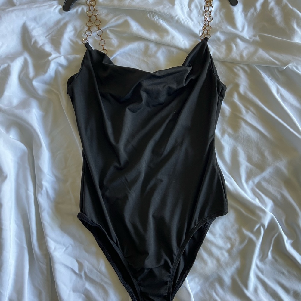 Fun Princess Polly black bodysuit